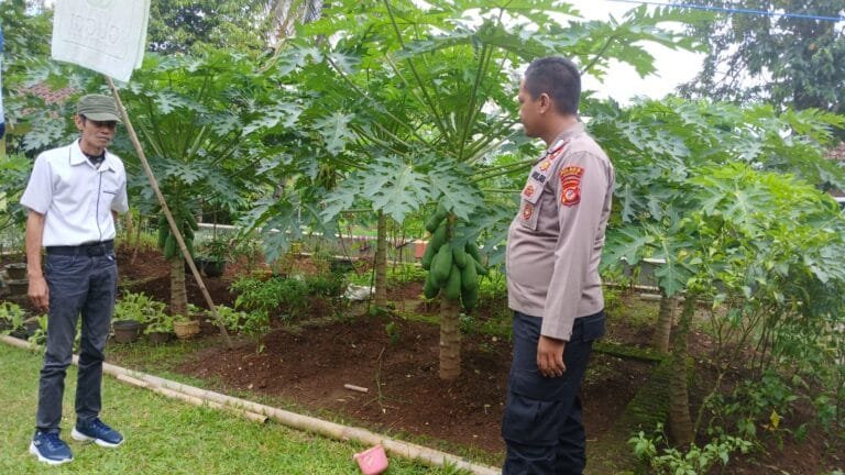 Mendukung program prioritas Presiden RI dalam ketahanan pangan, Polri ajak warga manfaatkan pekarangan rumah