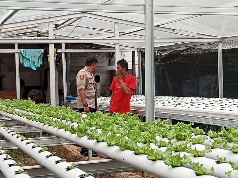 Dukung Asta Cita Presiden RI, Polsek Cikoneng Ajak Tomas Buat Pekarangan Rumah Jadi Produktif