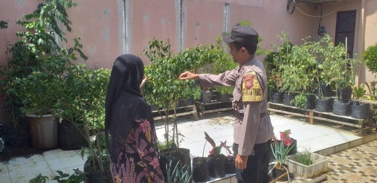 Cooling System, Polsek Cipaku Polres Ciamis Koorkom Jaga HanPangan ke Warga Selamanik