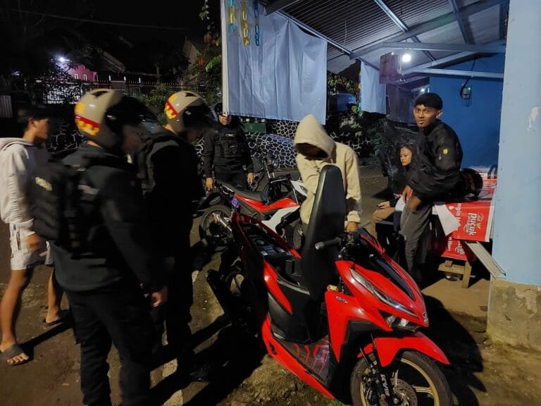 Jaga Harkamtibmas, Sat Samapta Polres Ciamis Patroli Roda 2 Keliling Jalanan Perkotaan