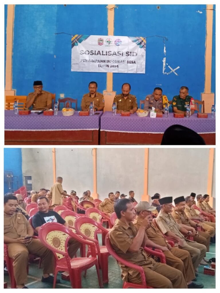 Sosialisasi Penyampaian Impormasi Desa SID Tahun 2024 Di Desa Sidaharja Kecamatan Pamarican