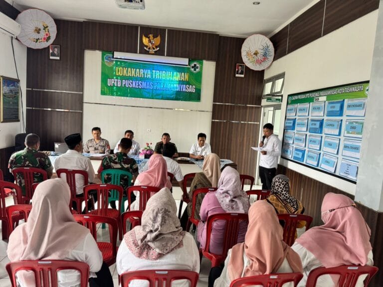 Koramil 1202/Indihiang Dorong Kesadaran Hidup Sehat Melalui Lokakarya Mini di Puskesmas Parakan Nyasag