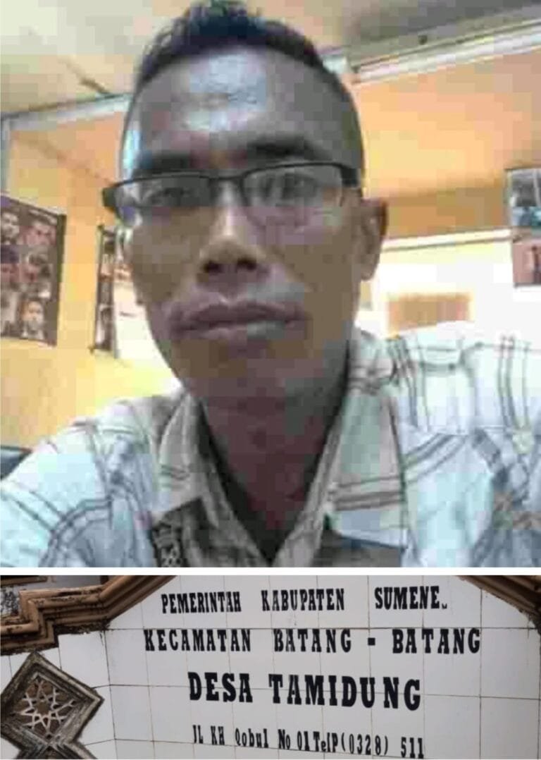 Diduga Ketidaktransparanan Kepala Desa Tamidung, Kecamatan Batang-Batang, Kabupaten Sumenep
