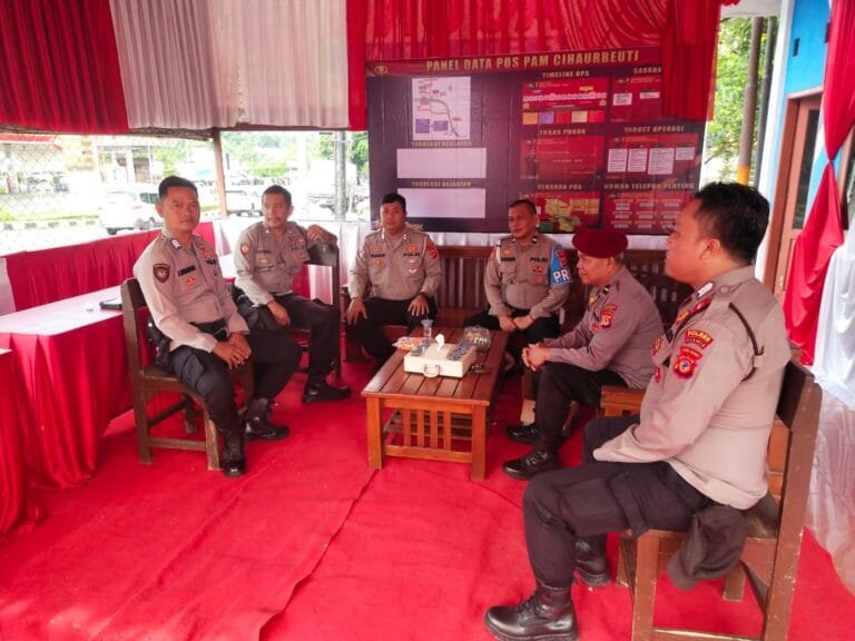 Cek Kesiapan Personel Ops Lilin Lodaya 2024, Pos Pam Kawali Apelkan Personel Piket di Malam Hari