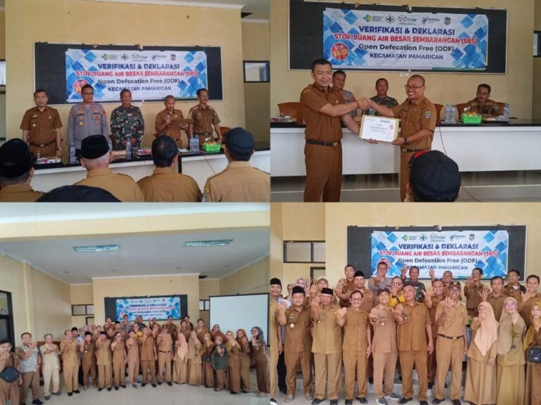 Verifikasi dan DeklarasiStop Buang Air Besar Sembarangan (SBS) Open Defecation Free (ODF) Kecamatan Pamarican 2024