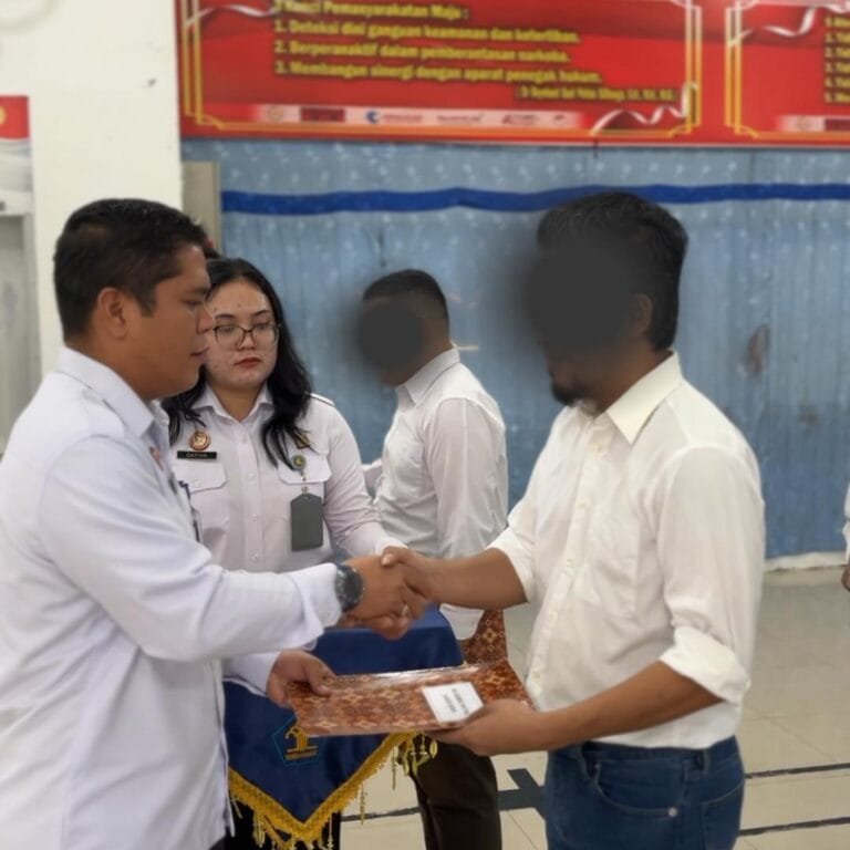 302 Warga Binaan Rutan Kelas I Medan Mendapat Remisi Natal, 8 Orang Diantaranya Langsung Bebas