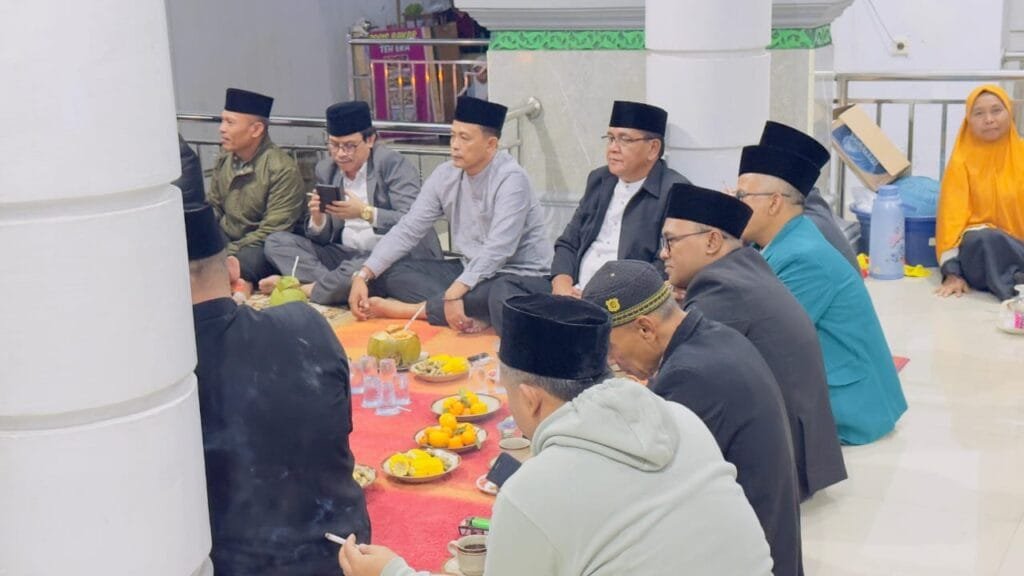 Polsek Panjalu Polres Ciamis Hadiri dan Beri Pengamanan Tablig Akbar di Desa Sandingtaman