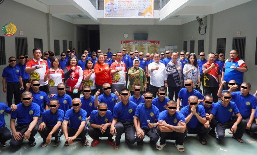 Rutan I Medan Terima Kunjungan Dirwatkeshab dan Kadivpas, Tinjau Pelayanan Yang Diberikan