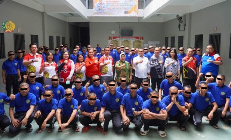 Rutan I Medan Terima Kunjungan Dirwatkeshab dan Kadivpas, Tinjau Pelayanan Yang Diberikan