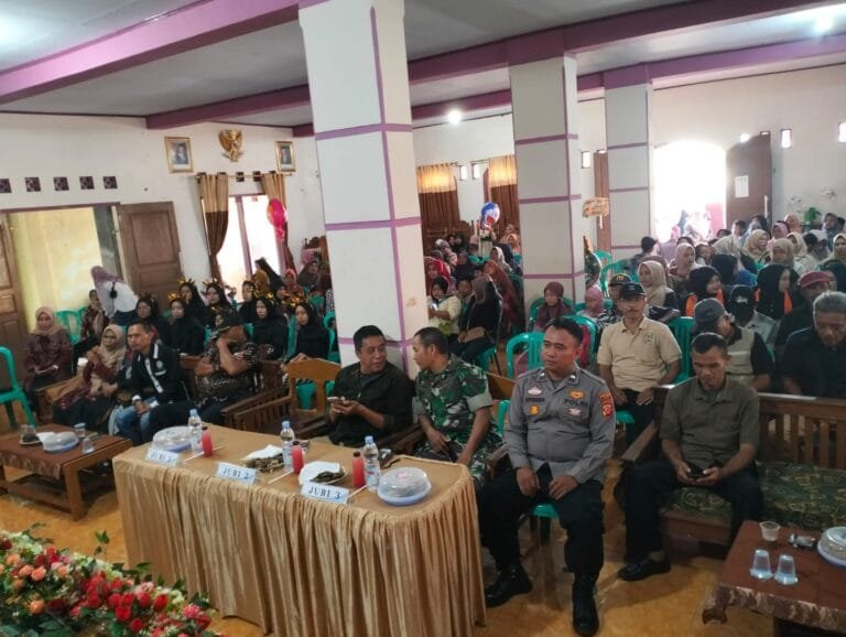 Antisipasi Gangguan Kamtibmas, Polsek Cisaga Gelar Pengamanan Kegiatan Hari Jadi Desa Karyamulya