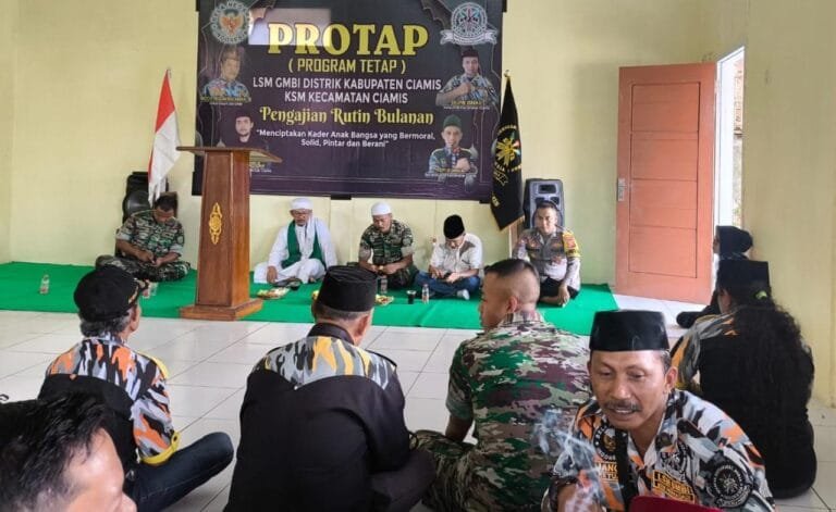 Hadiri Protap GMBI Ciamis, Polsek Ciamis Polres Ciamis Sampaikan Situasi Kamtibmas Saat Nataru