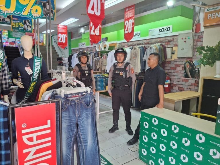 Satgas Preventif Patroli Ops Lilin Lodaya ke Obvit, Pusat Perbelanjaan Jadi Sasaran Cipkon Kamtibmas