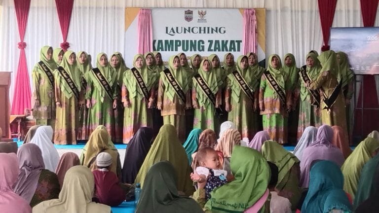 Launching Kampung Zakat, Polsek Lakbok Cooling System Ops Lilin Lodaya 2024 di Padaringan