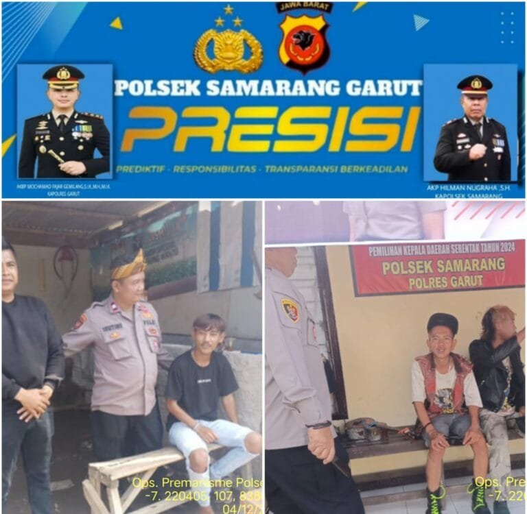 Polsek Samarang AKP Hilman Nugraha,.S.H.M.H. Gelar Patroli KRYD Dengan Sasaran Premanisme
