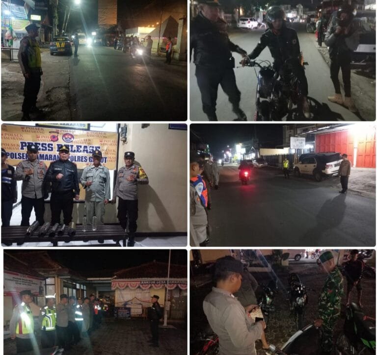 Polsek Samarang AKP Hilman Nugraha,.S.H.M.H. Gelar Press Release Hasil Giat KRYD.