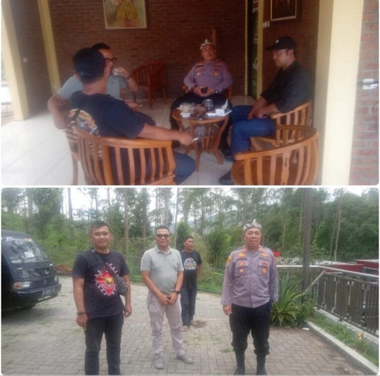 Kapolsek Samarang AKP Hilman Nugraha.,S.H.M. Gelar Cooling System Bersama Tokoh masyarakat.