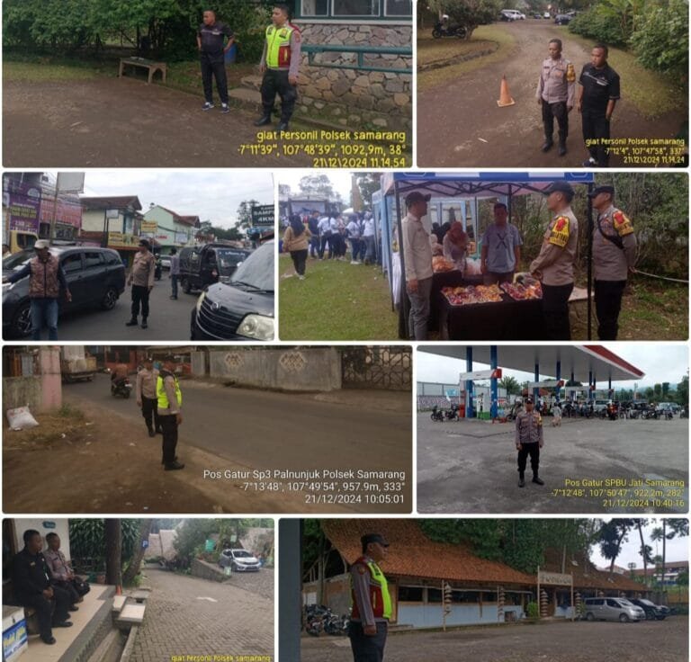 Polsek Samarang Lakukan Pengamanan Di Wisata Dalam Operasi Lilin Lodaya 2024 -2025