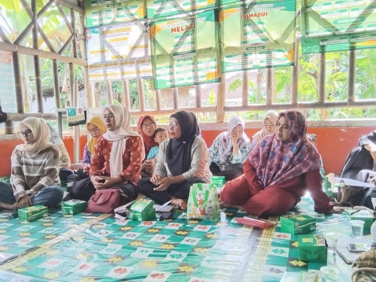 Perkuat Sinergitas, Polsek Cikoneng Polres Ciamis Koorkom Saat Pertemuan Pokja Kampung KB