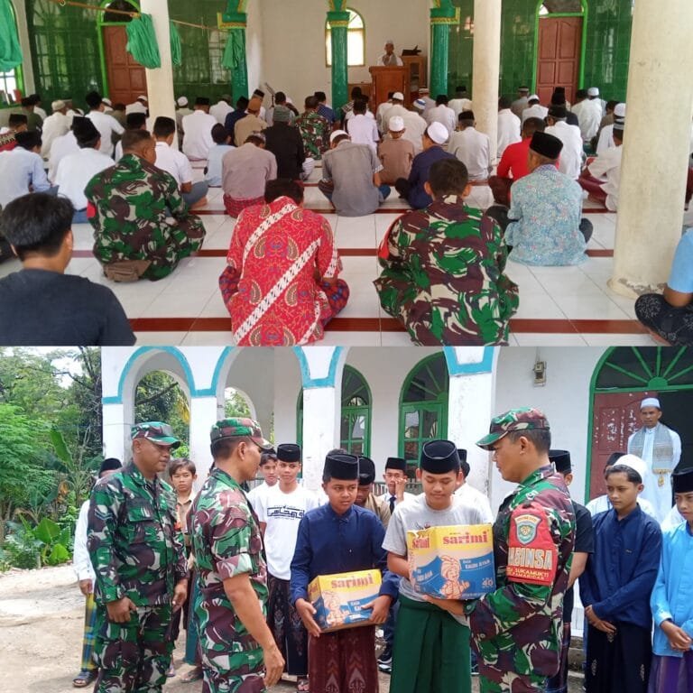 Jumat Berkah TNI Berbagi Sembako Untuk Warga Binaan