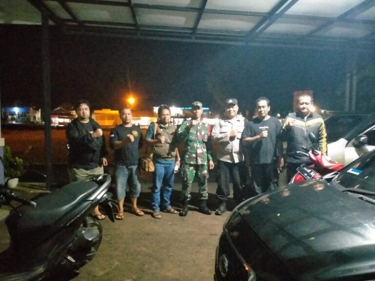 Redam Konflik Dua Ormas Tidak Berkepanjangan, Polsek Sukadana Patroli Gabungan Kewilayahan