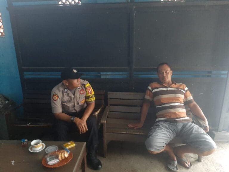Cooling System, Polsek Cikoneng Polres Ciamis Koorkom Kamtibmas ke Warga di Cidolog