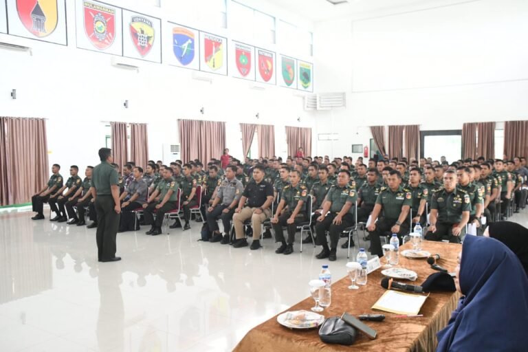 Korem 133/NW Gelar Pencegahan, Pemberantasan, Penyalahgunaan Dan Peredaran Gelap Narkoba (P4GN)