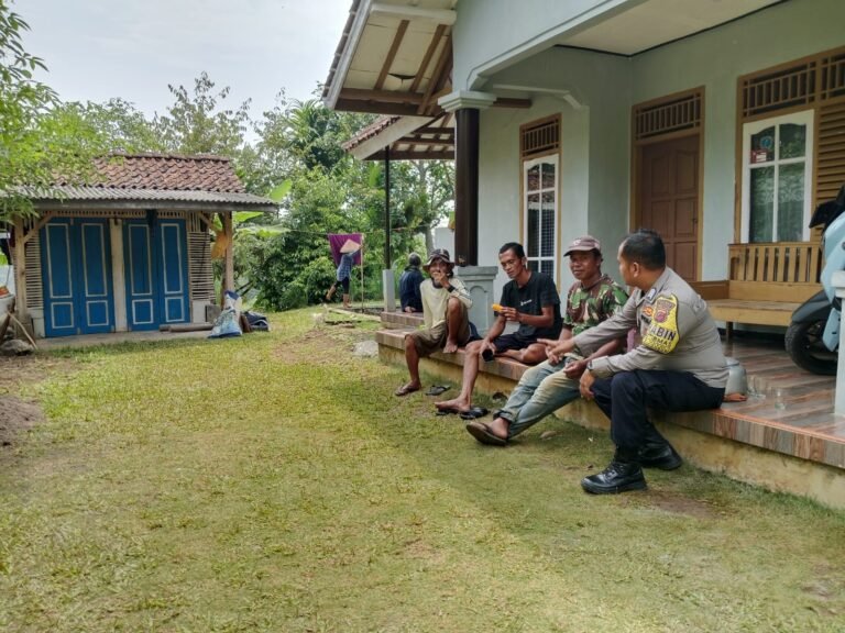 Cooling System, Polsek Cikoneng Polres Ciamis Koorkom Kamtibmas ke Tokoh di Desa Nasol