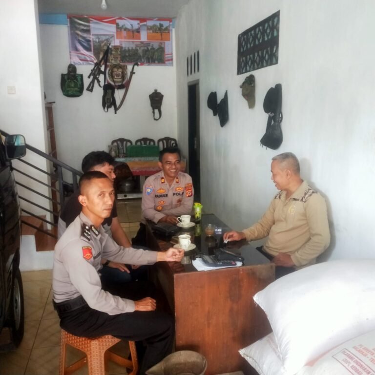 Cooling System, Kapolsek Rajadesa Polres Ciamis Koorkom Kamtibmas ke Tokoh Masyarakat Tanjungjaya