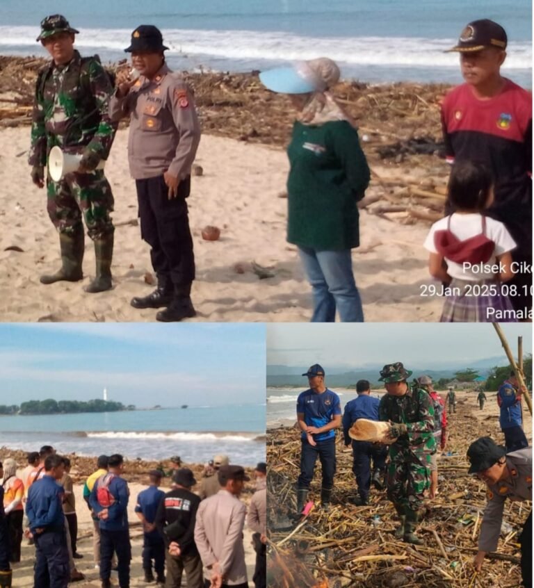 Iptu Aktas Komalsyah Sinegar, S.H. Pimpin Apel Pagi Dilanjutkan Dengan Pembersihan Sampah.