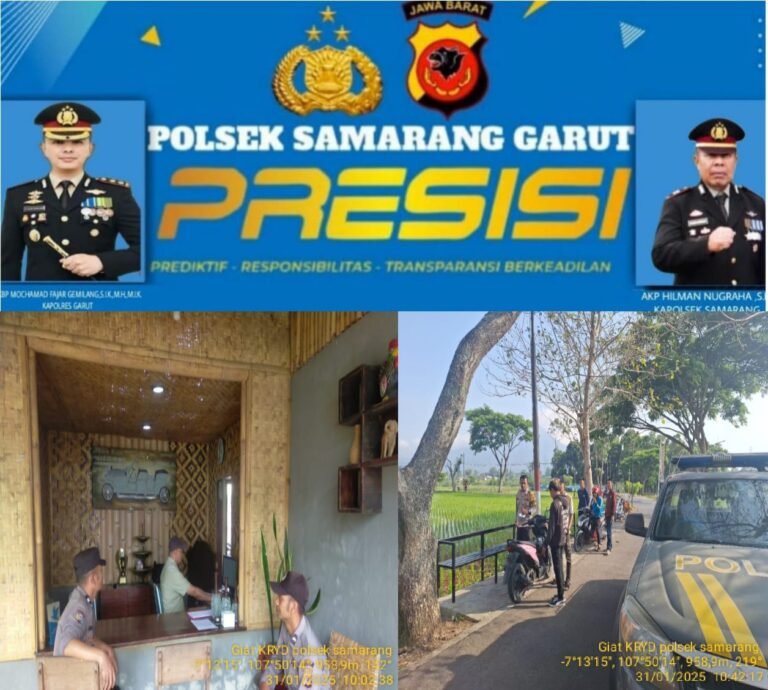 Giat Lakukan Patroli KRYD Polsek Samarang Bersama Anggota