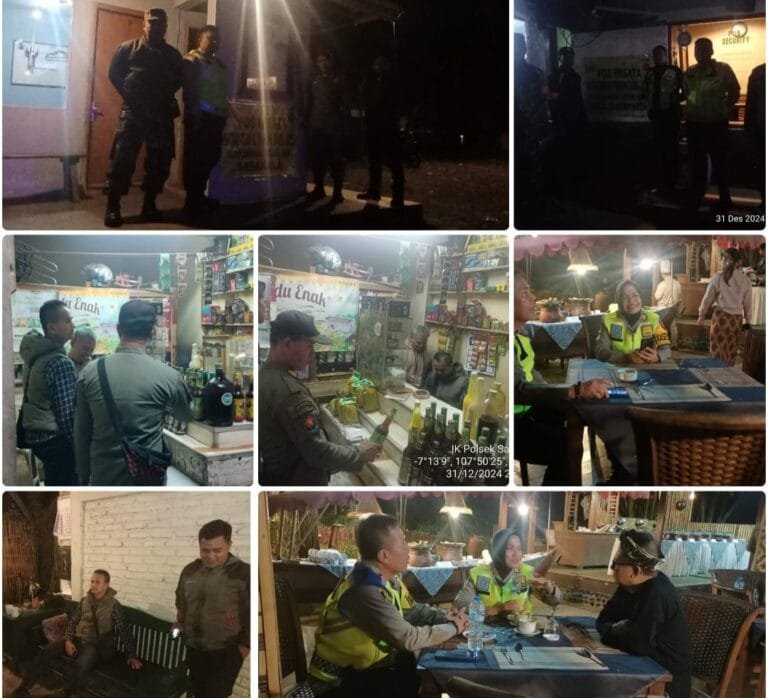 Giat Apel Pengamanan Ops Lilin Lodaya 2024 Serta Kegiatan Preemtif Preventif, Dan Kamseltibcarlantas Di Wilkum Polsek Samarang.