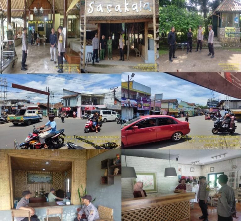 Guna Menjaga Keamanan Dan Kenyamanan Pengunjung, Polsek Samarang Dengan Anggota Giat Patroli Di Objek Wisata.