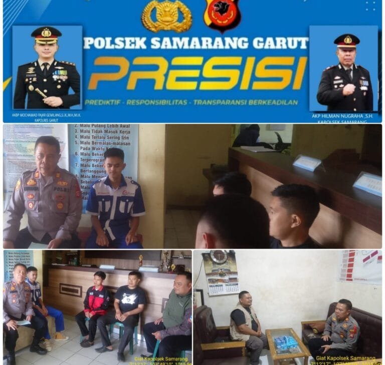 Cooling System, Polsek Samarang AKP Hilman Nugraha.,S.H.,M.H. Bersinergi Dengan Para Tokoh