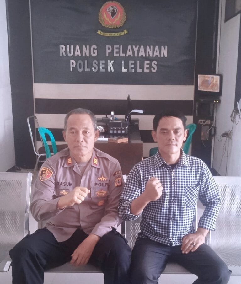 Media Jejak-kriminal Kunjungan Sekaligus Silaturahmi, Ke Polsek Leles AKP Dadang Sumitra.,S.SOS.,M.H