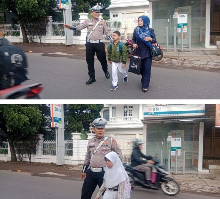 Beri Kenyamanan Bagi Warga, Polsek Samarang Makin Giat Laksanakan Pengaturan Lalin Pagi