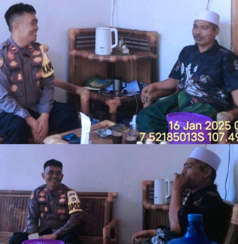 Polsek Caringin IPDA Indra Koncara, Laksanakan Giat Silaturahmi Ke Tokoh Agama Ponpes Barokatul Huda