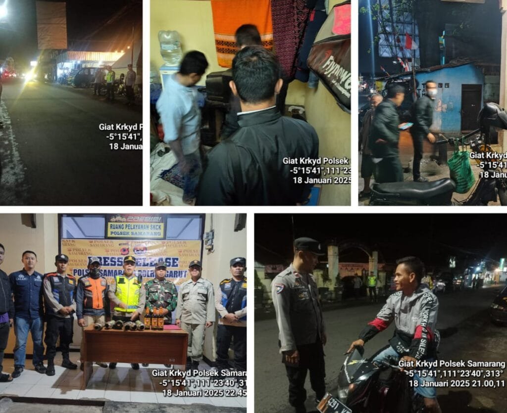 Polsek Samarang AKP Hilman Nugraha.,S.H.,M.H. Pimpin Gelar Press Release Hasil Giat KRYD