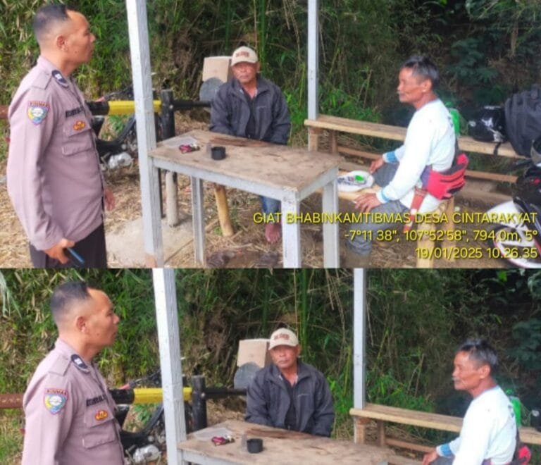 Personil Polsek Samarang, Lakukan Patroli Dialogis, Serta Mencegah Kerawanan.