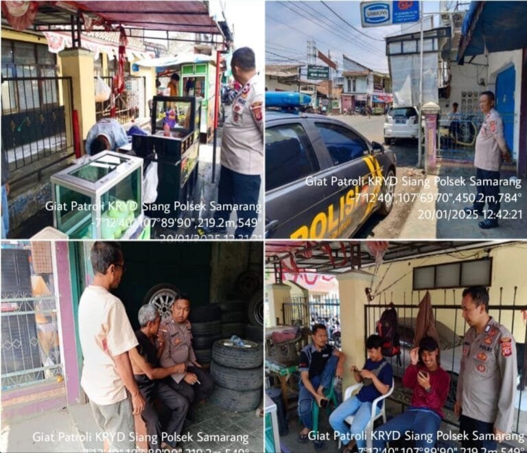 Guna Mencegah Terjadinya Gangguan Kamtibmas Seperti C3, Polsek Samarang Lakukan Patroli KRYD.
