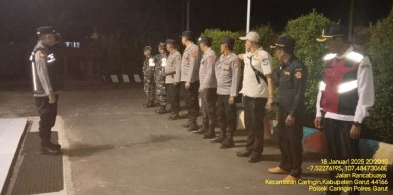Mengintensifkan Giat Pengamanan, Melalui Patroli KRYD Di Wilayah Hukum Polsek Caringin.