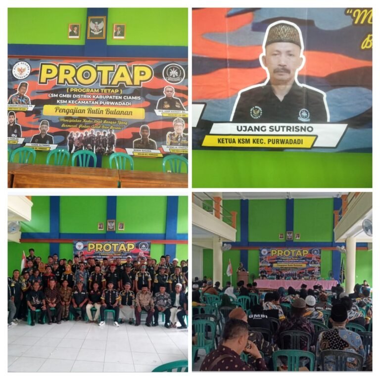 Lsm GMBI Kecamatsn Purwadadi Distrik Ciamis Gelar Pengajian Rutin Bulanan