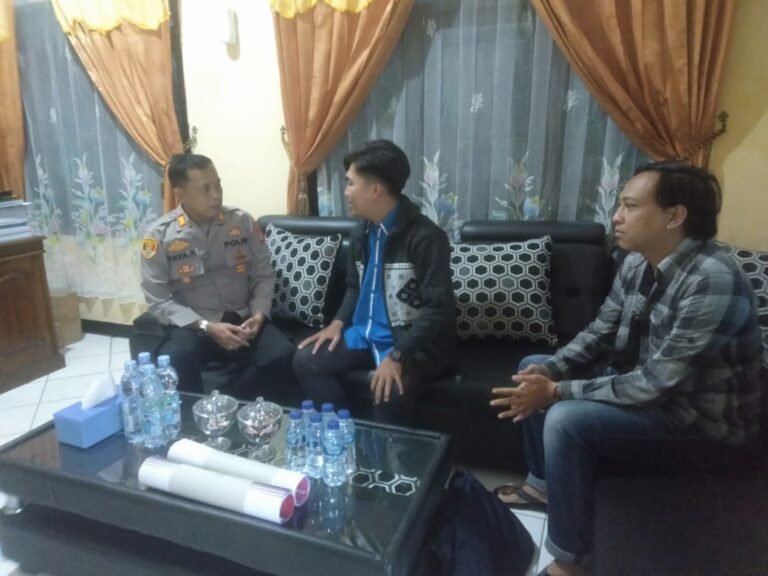 Cooling System, Polsek Panjalu Polres Ciamis Silaturahmi ke KNPI Sukamantri