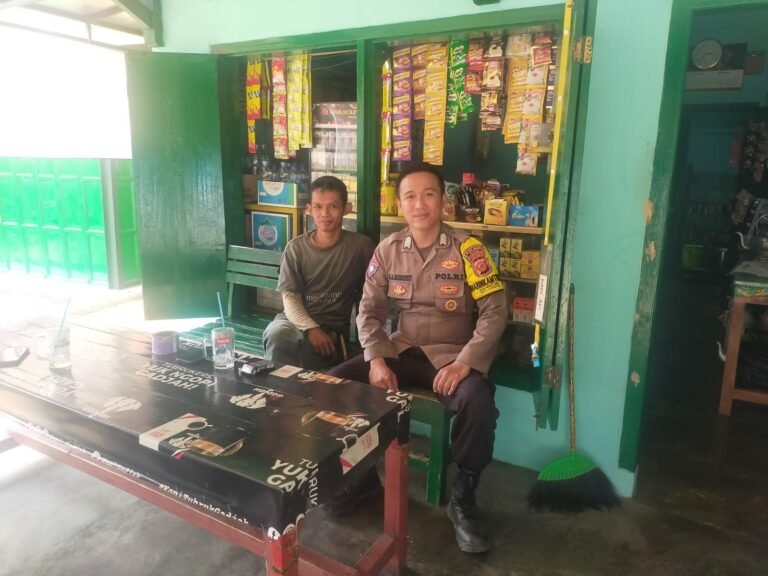 Cooling System, Polsek Cipaku Polres Ciamis Koorkom Kamtibmas ke Warga Warungjarak