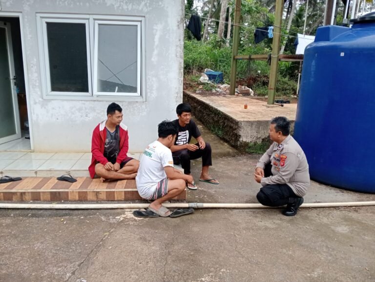 Cooling System, Polsek Sukadana Polres Ciamis Koorkom Kamtibmas ke Warga Desa Ciparigi