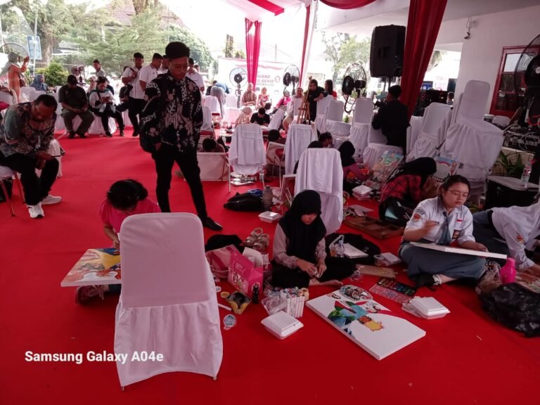 Partai Gerindra DPD Sumut Adakan Lomba Melukis Dalam Menyambut Dirgahayu Yang Ke 17