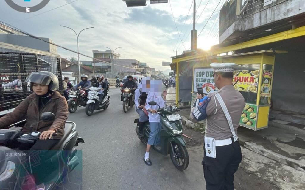Hari Pertama Operasi Keselamatan Lodaya 2025 Polres Garut, Tindak Ratusan Pelanggar