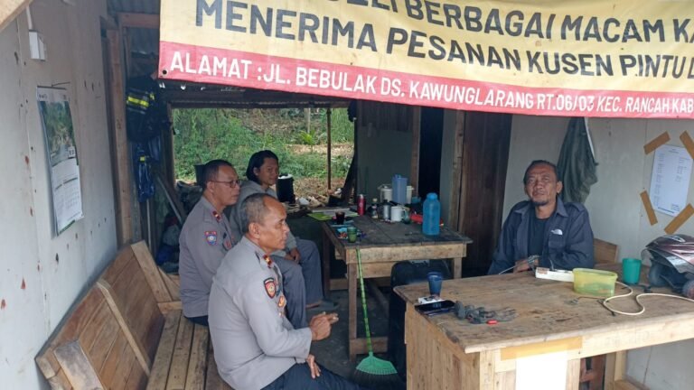 Cooling System, Polsek Rancah Polres Ciamis Koorkom Kamtibmas ke Warga Kawunglarang