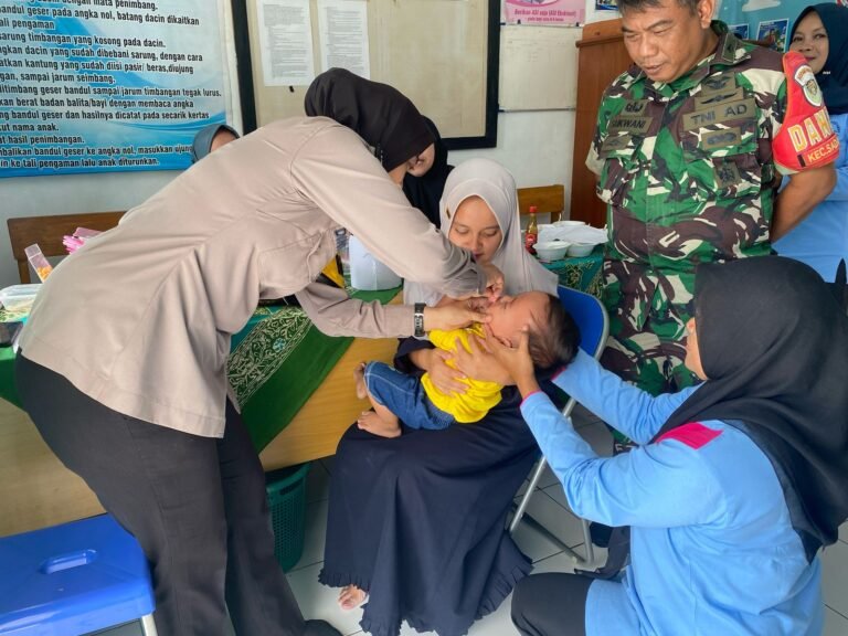 Perkuat Sinergitas, Polsek Ciamis Polres Ciamis Koorkom Bersama Kader Posyandu Kereteg