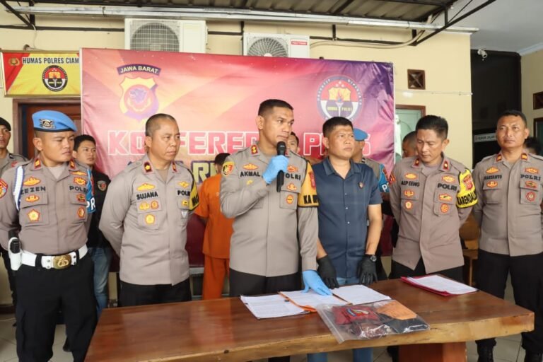 Sat Reskrim Polres Ciamis Ringkus Ayah Tiri Cabul Terhadap Anak Dibawah Umur