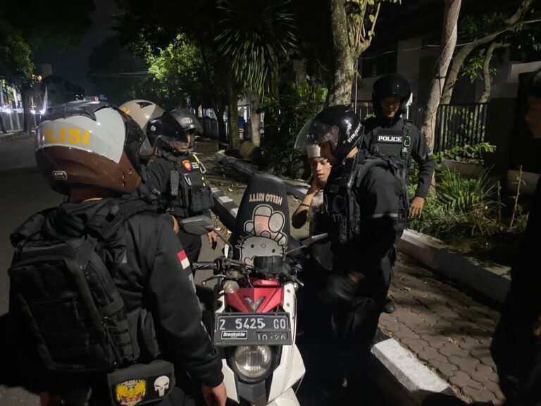 Polres Garut Lakukan Patroli Malam Hari untuk Antisipasi C3 dan Premanisme